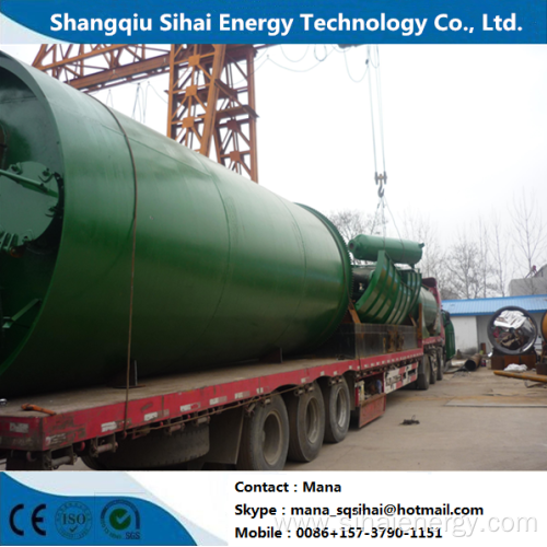 Waste Rubbe/Tyre/Plastic Pyrolysis Equipment